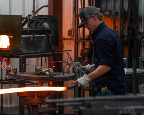 NC Furniture Manufacturer Charleston Forge Factory Hand Forging Process